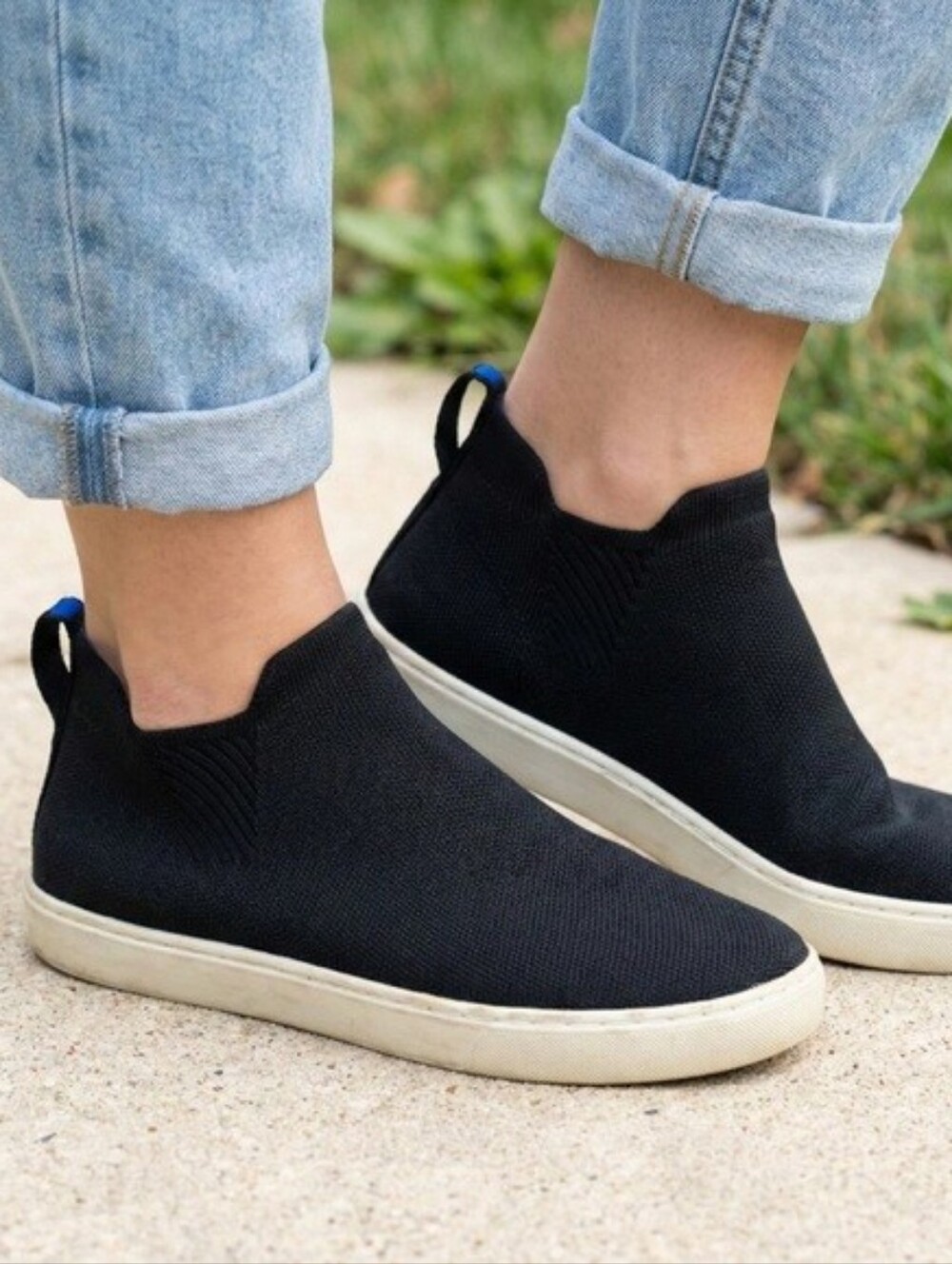 ROTHYS The Chelsea Boot Size 10.5 Women Sneaker Boot Pull on Stretch Knit